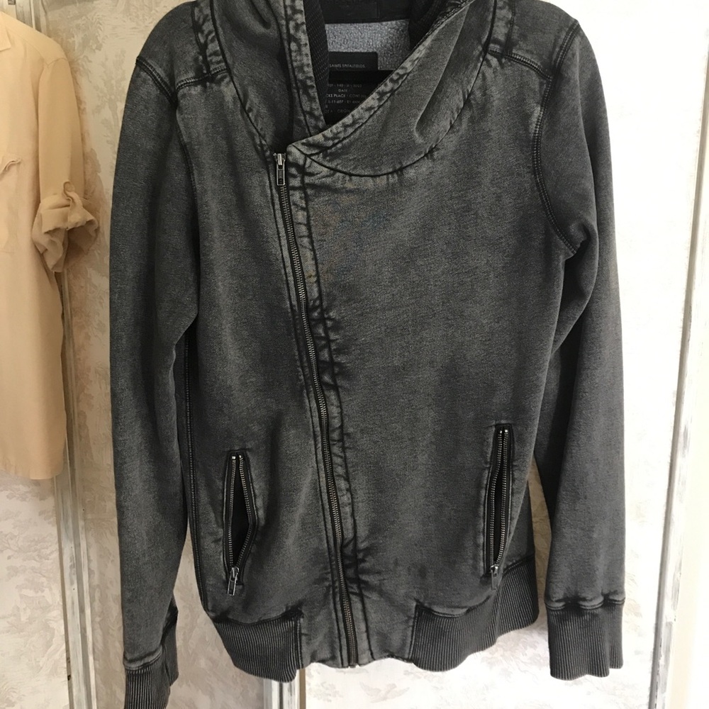 AllSaints Men’s Extend Asymmetrical Hoodie